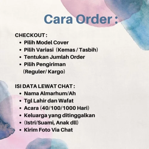 Cetak Buku Yasin dan Tahlil 40 hari custom foto almarhum lengkap Aster 5 - Gambar 2